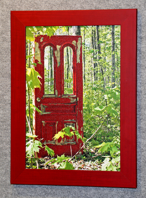 The Wishing Door - Framed Canvas Giclee - 16.5" x 22.5"